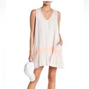 Free People Light Pink Mini Dress